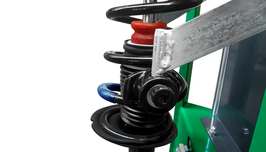 Angle adjustable jaws. Ideal for coils with an "opposite" angle.