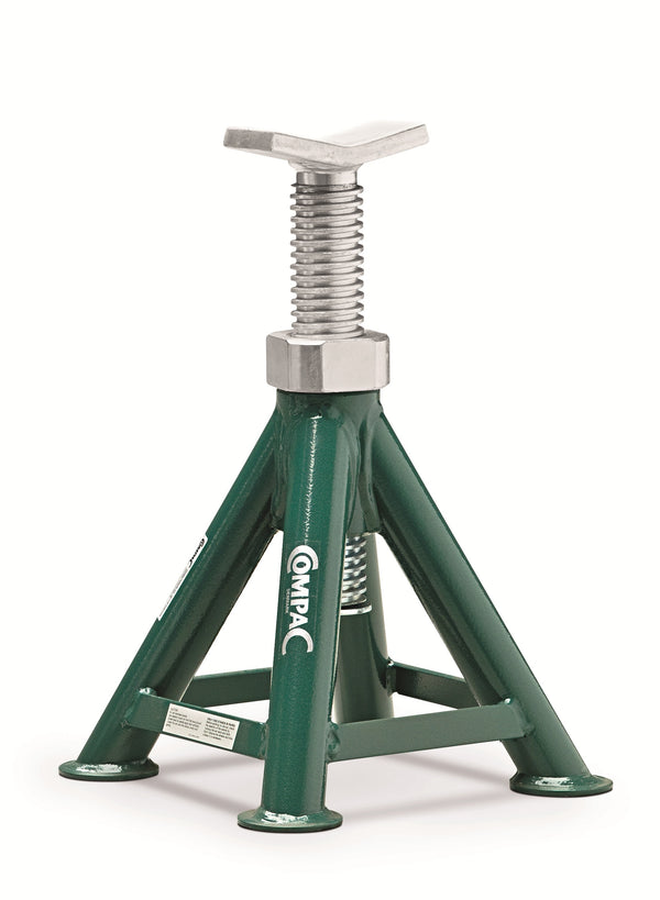 Axle stand, 12-ton with screw height adjustment, solid spindle
