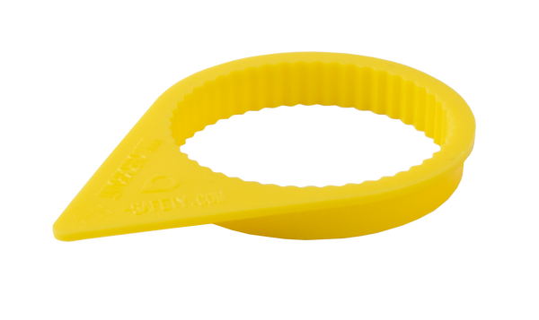 CHECKPOINT Medium Arrow Wheel nut indicator - Solid Yellow 33 mm (bag of 100 pcs)