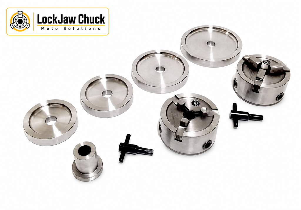 LockJaw Twin Chuck Kit with Ford F-150 Bushing - by Moto Solutions