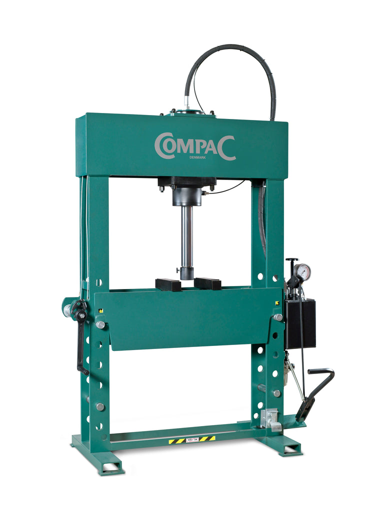 Foot-operated workshop press, 40-ton