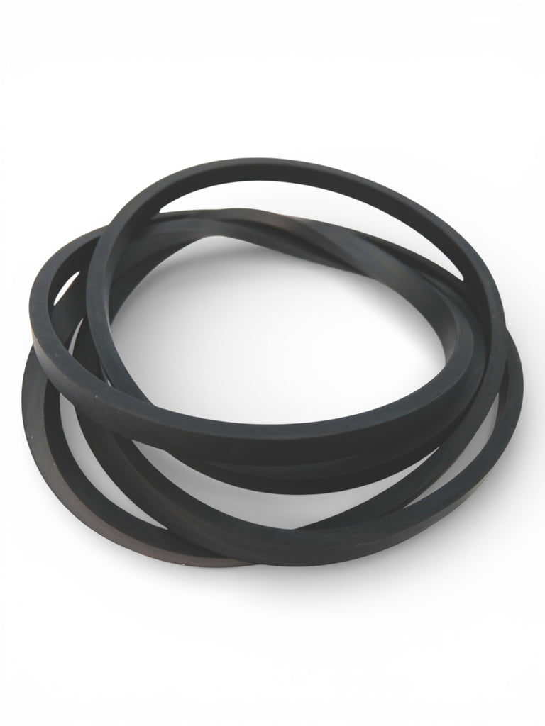 Large Black Solid Rotor Silencer Band 10-12" diameter (2-Pack)