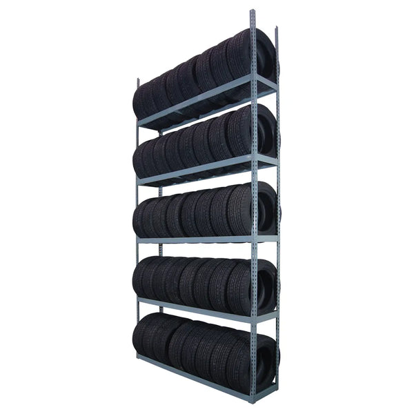 5-Tier tire shelving rack for passenger & light truck tires