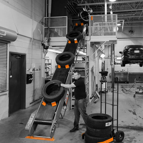 18’ Tire conveyor