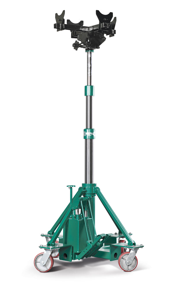 Transmission jack 2000 kg. 3-stage cylinder for trucks and busses