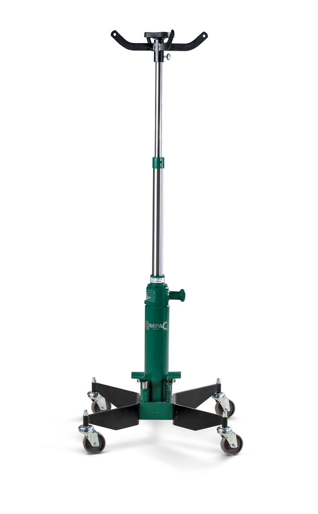 Compac Transmission jack 1300 kg. 2 stage cylinder for cars and vans and 4WD