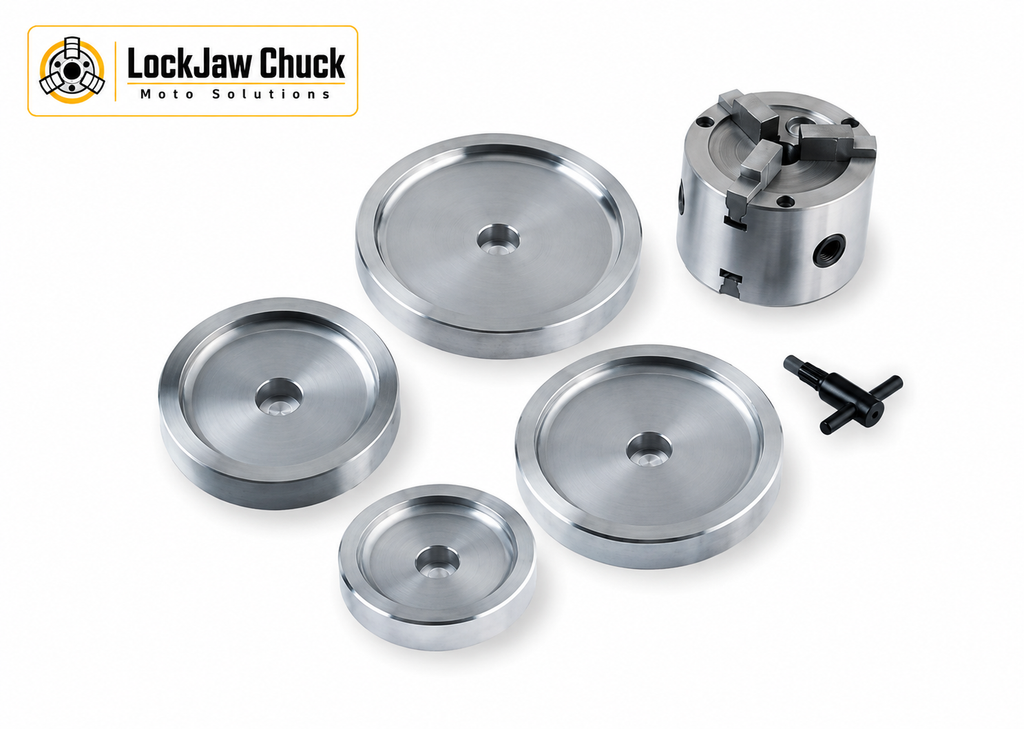 LockJaw Double Chuck Adapter Set 1 in Bore - by Moto Solutions