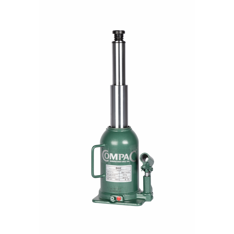 Bottle jack, 10-ton, telescopic
